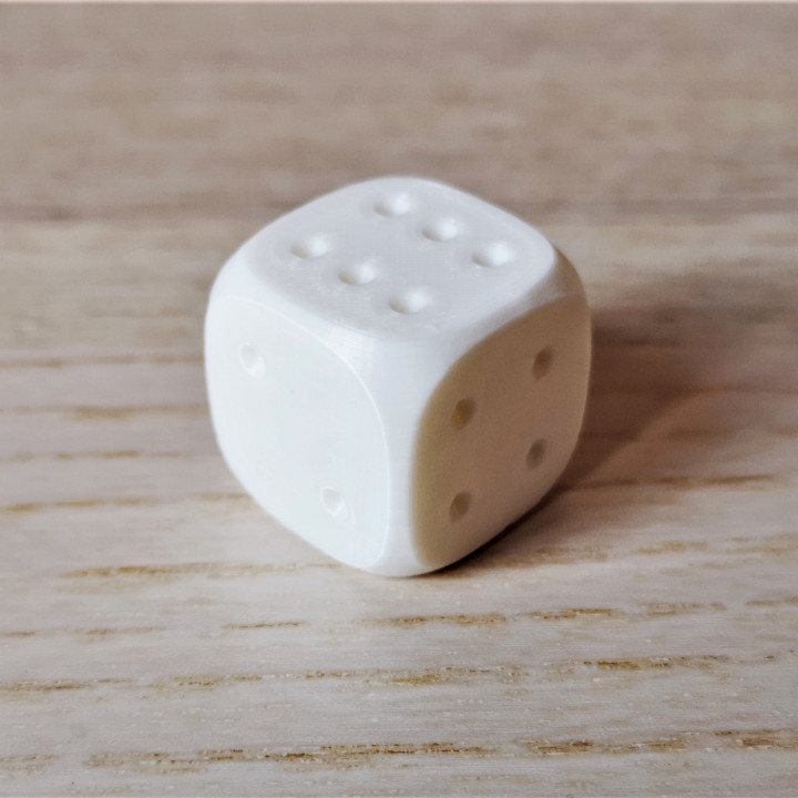 Squircle-face Dice (D6)