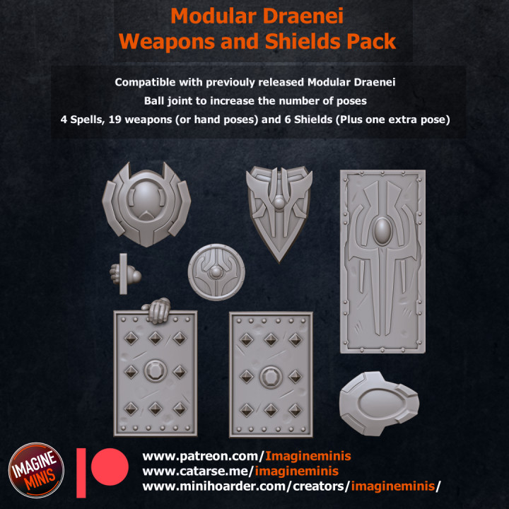 WP - Modular Male Draenei Bundle