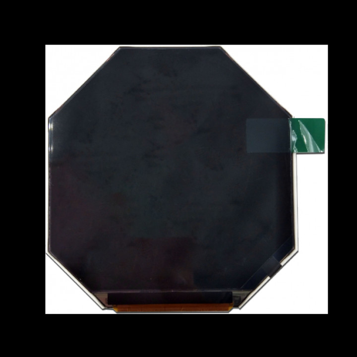 3.0" 480x480 Round 450 nits Full Color TFT - RGB, SPI