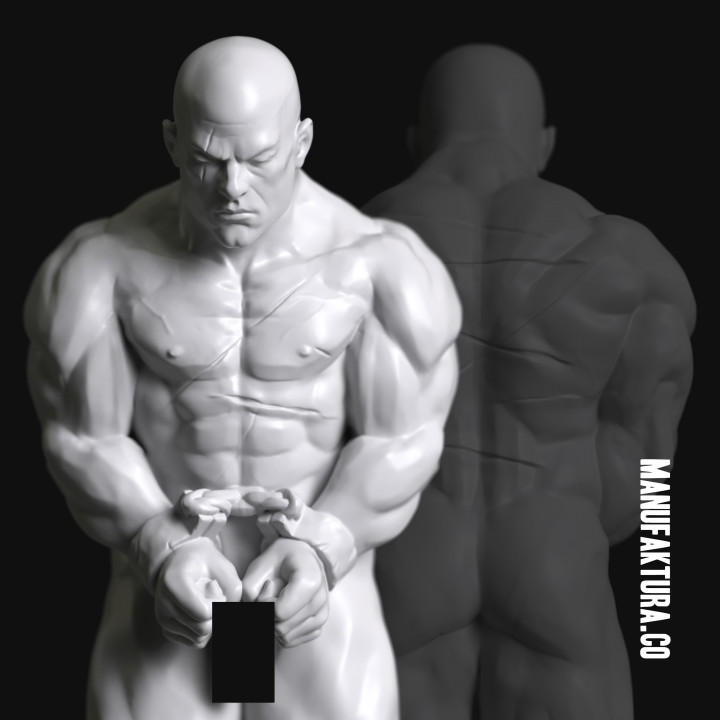 Sub Series 29b – Naked & Bound Male Gene-Forged Warrior Prisoner Slave image