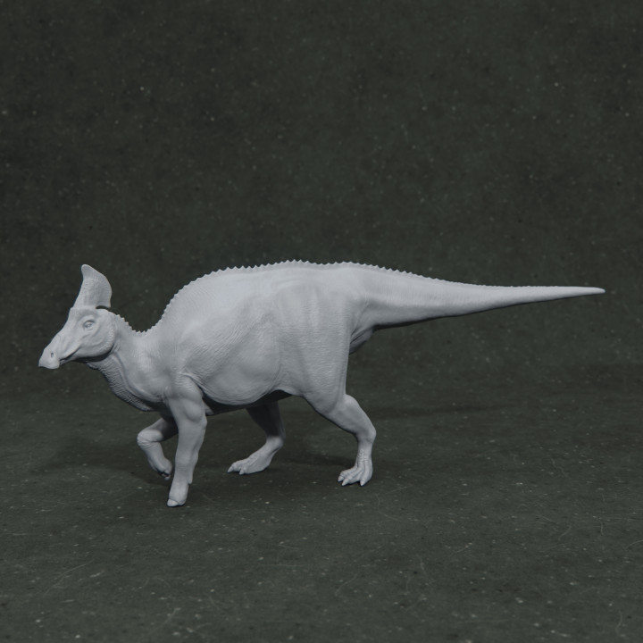 Olorotitan 1-35 scale pre-supported dinosaur image
