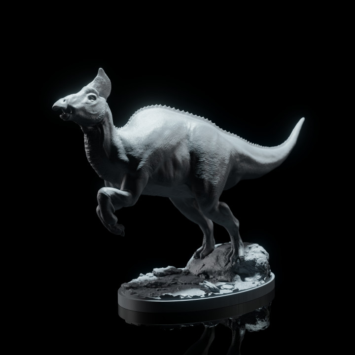 Olorotitan jump 1-35 scale pre-supported dinosaur