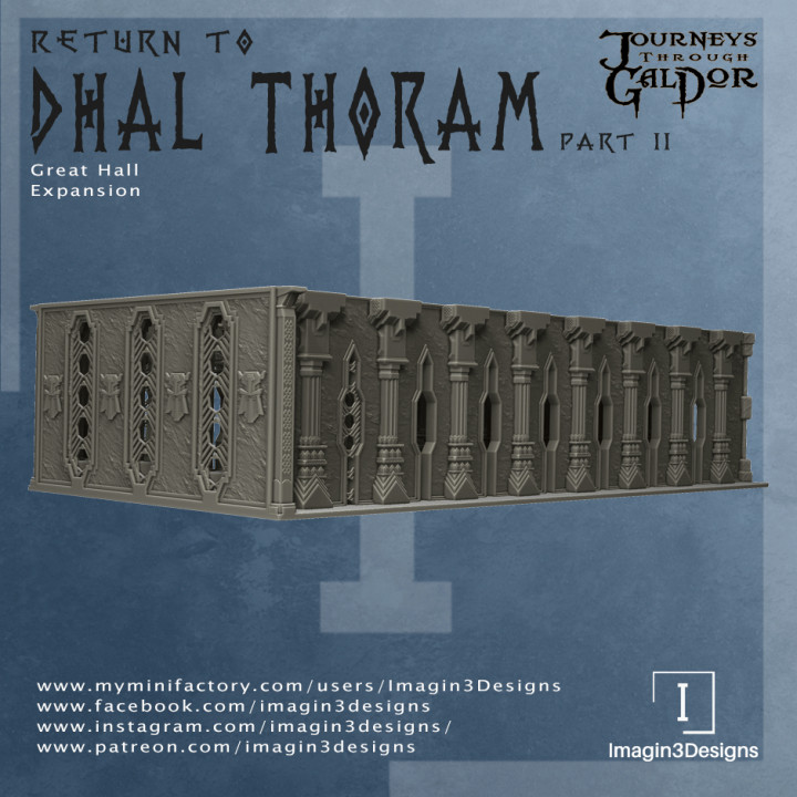 Dhal Thoram Great Hall - Dwarven Stronghold