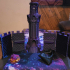 Fire In The Night Dice Tower print image