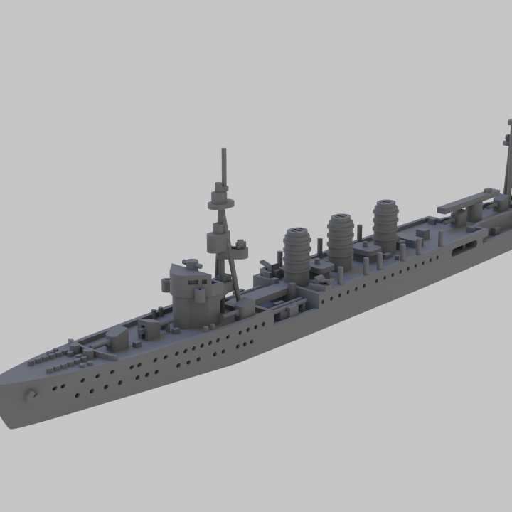 Imperial Japanese Navy Cruiser Kuma