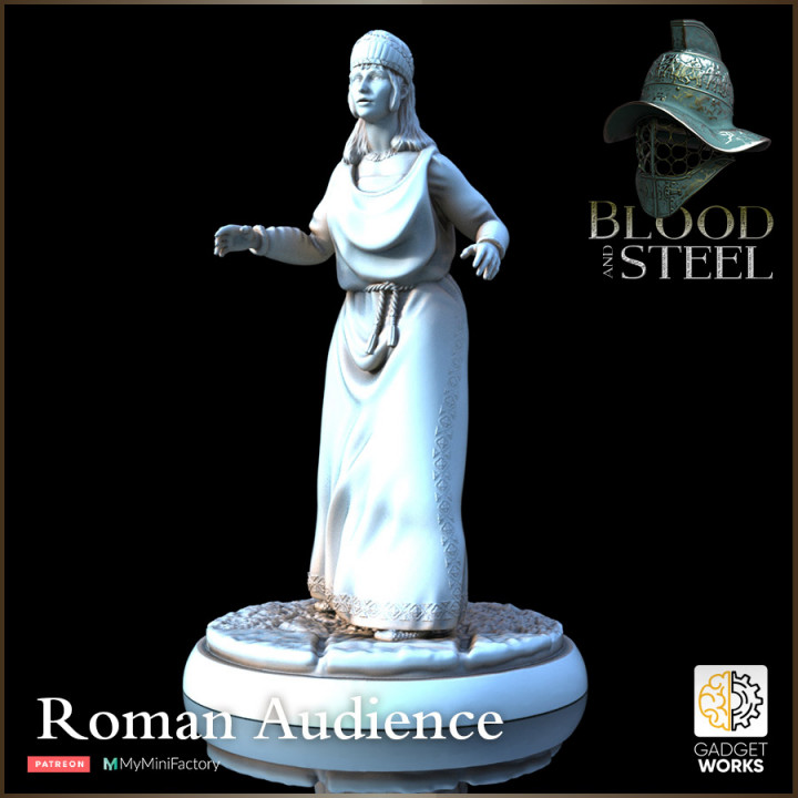 Roman Gladiator Audience - Blood and Steel image