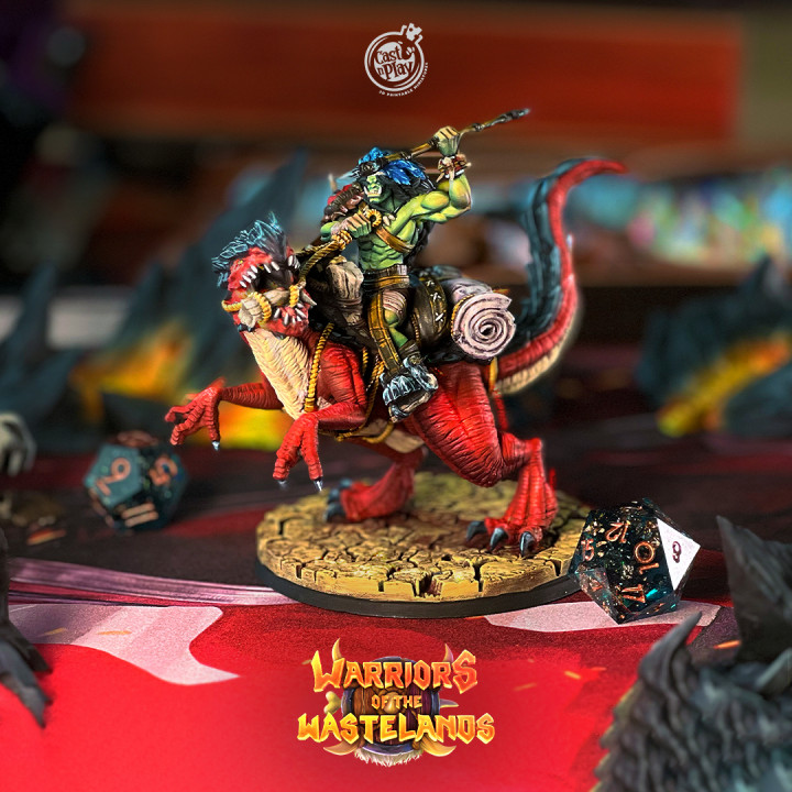 Mounted Orc Warrior (Pre-Supported) image