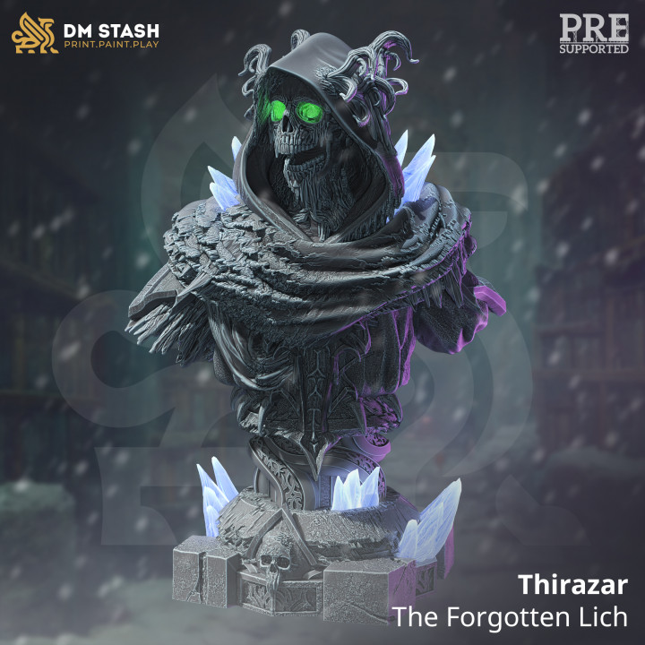 Frozen Lich BUST - Thirazar image