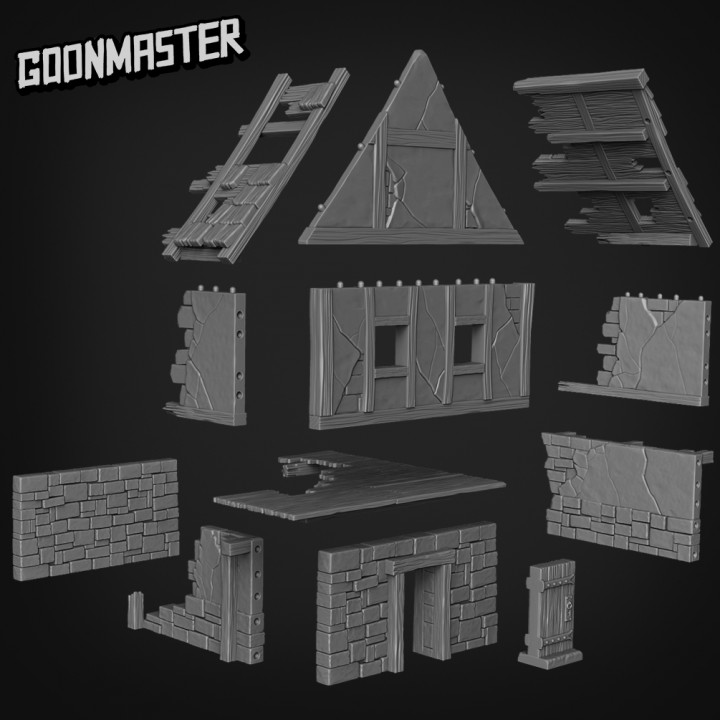 Destroyed Town House
