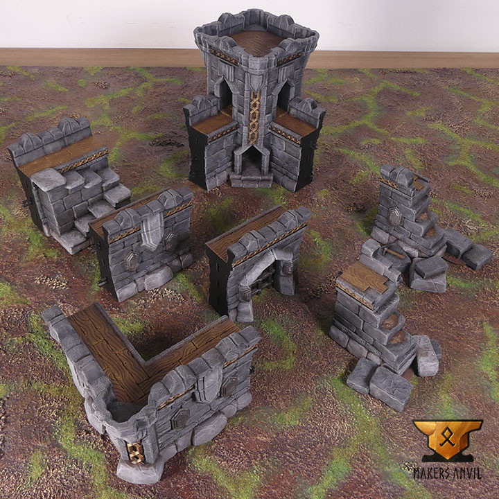 Dwarf Settlement - Modullar Walls image