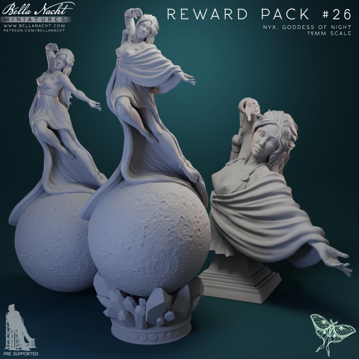 Reward Pack #26 | Nyx, Greek Goddess of Night image