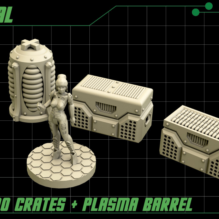 Ammo Crates and Plasma Barrel