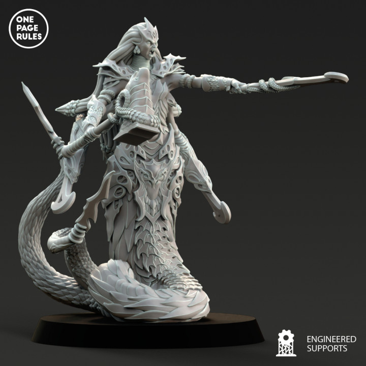 3D Printable Lust Champion by One Page Rules