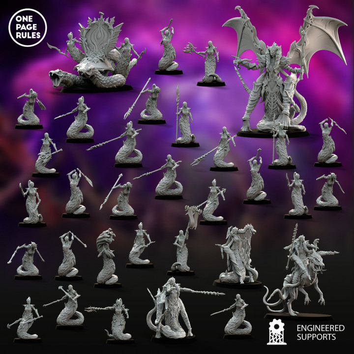 3D Printable Lust Daemons Release 1 By One Page Rules