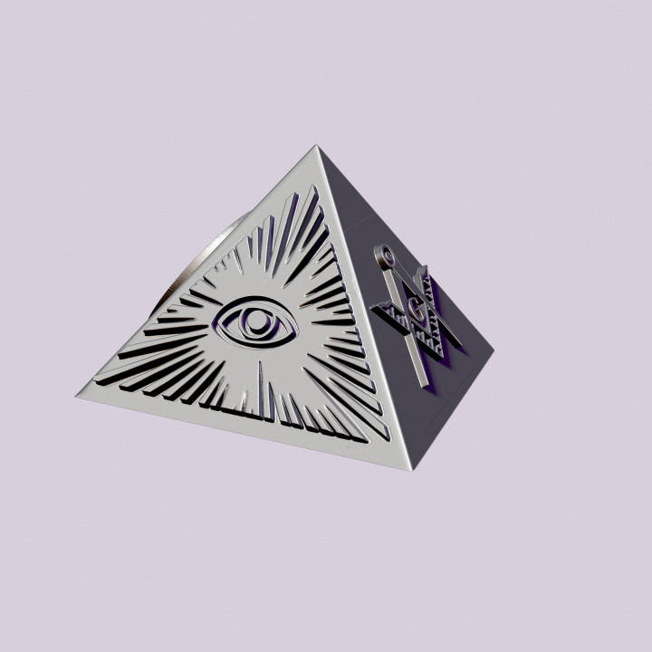 Masonic, illuminati pyramid image