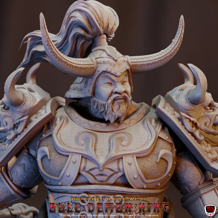 3D Printable Bull Demon King Diorama (Pre-supported) by Mojibake ...