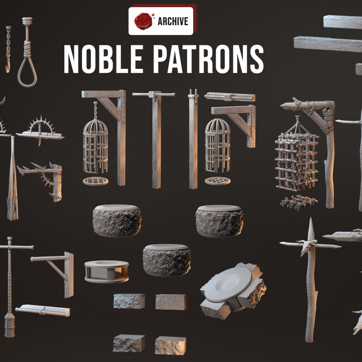 22-09 Banners, Gibbets and Texture Rollers - Noble Patrons