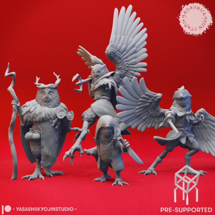 Parliament of Owlin - Tabletop Miniature (Pre-Supported) image