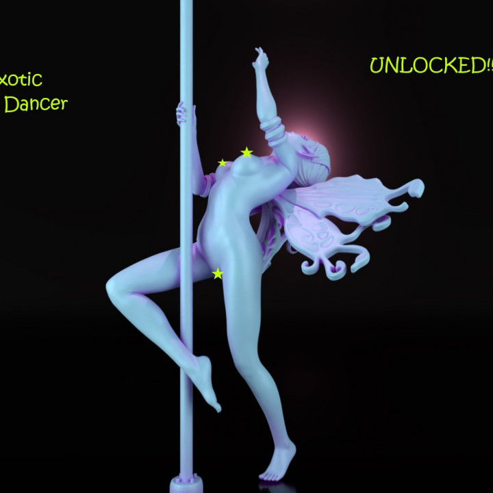 Fae exotic cage dancer