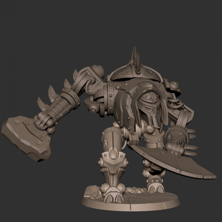 3D Printable Warforged Titan by Bite the Bullet