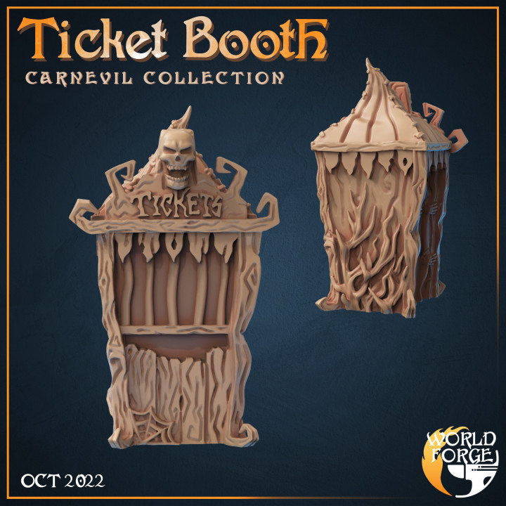 Spooky Ticket Booth image
