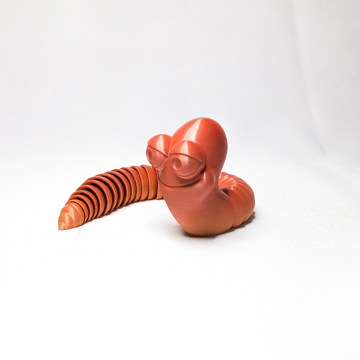 EARTHWORM CARTOON ARTICULATED