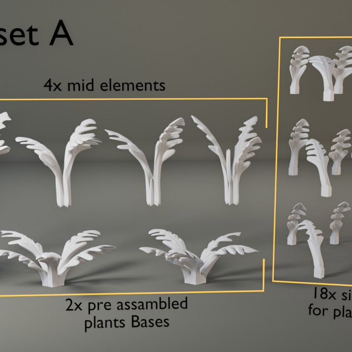 Modular Plants set A image