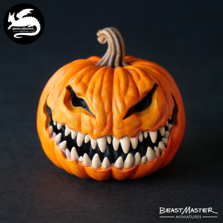 Halloween Evil Pumpkin image