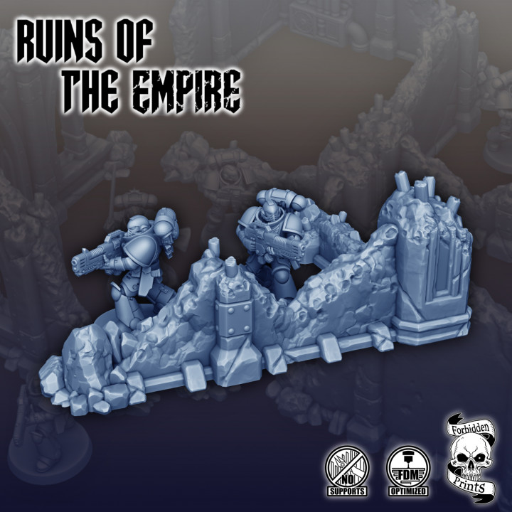 Ruins of The Empire - Scatter Terrain Corners