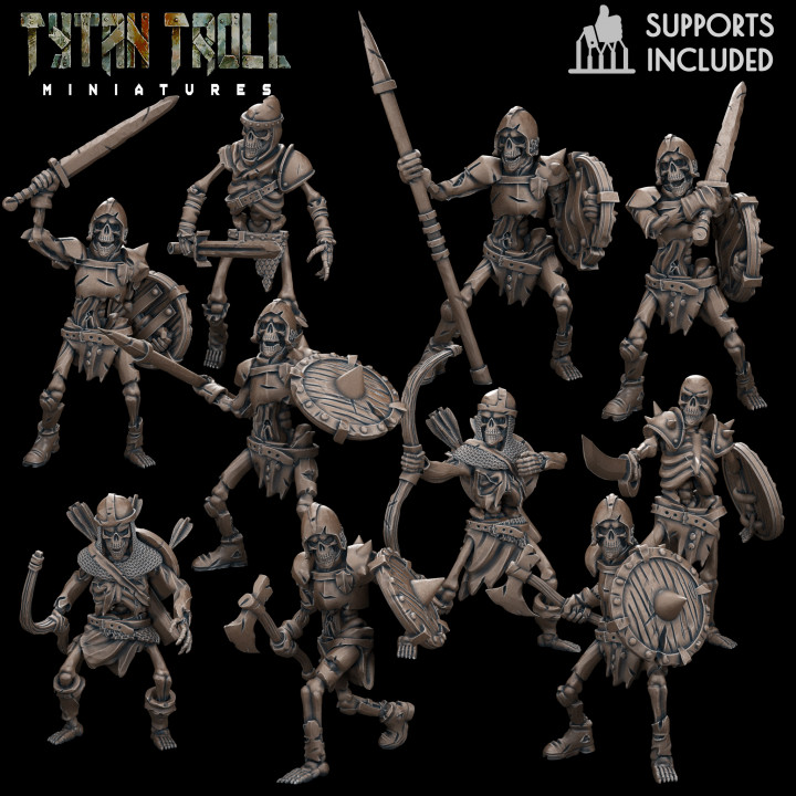 Skeleton Armored Pack [Pre-Supported] image