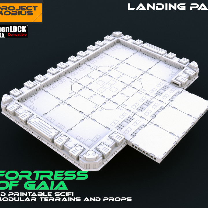 Fortress of Gaia – Scifi Modular Terrains