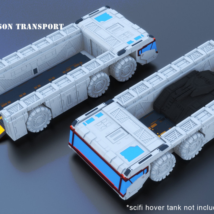 Crimson Blades – scifi modular vehicles image