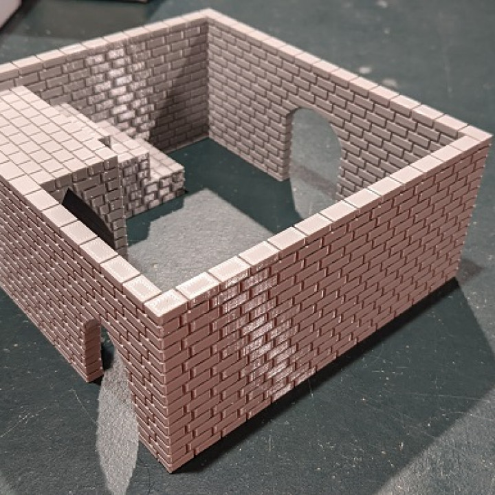 Wargaming Courtyard terrain - Warhammer/D&D