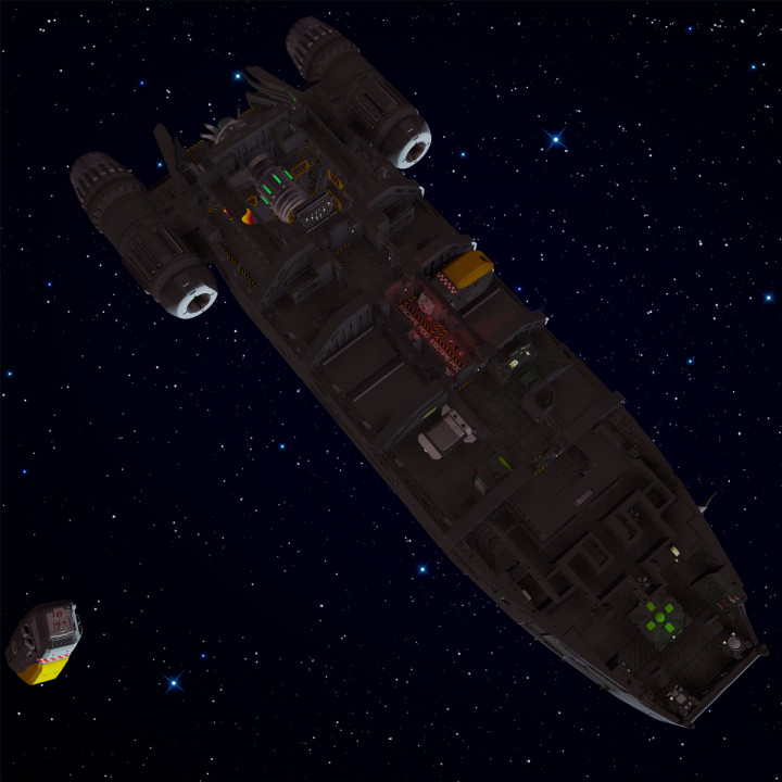 Ghost Ship Ataphoi 28mm Starship image