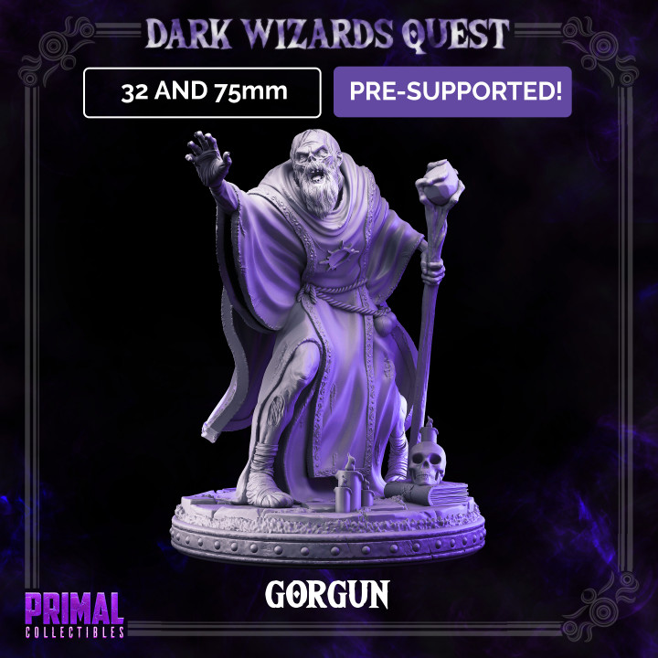 Wizard - Zombie -  Gorgun - DARK WIZARDS - MASTERS OF DUNGEONS QUEST image