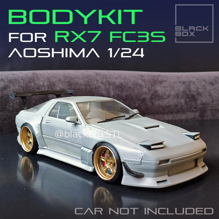 BODYKIT For RX7 FC3 Aoshima 1 24th modelkit