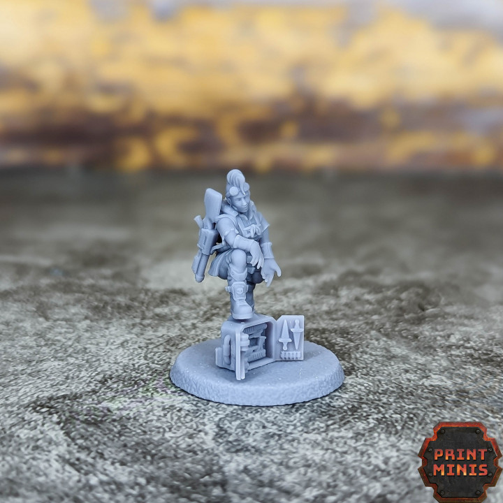 Zyanya 3D Printable Zyanya - Market Hawker by Print Minis