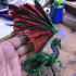 Jabberwock Dragon / Magical Drake / Legendary Beast / Winged Mountain Encounter print image