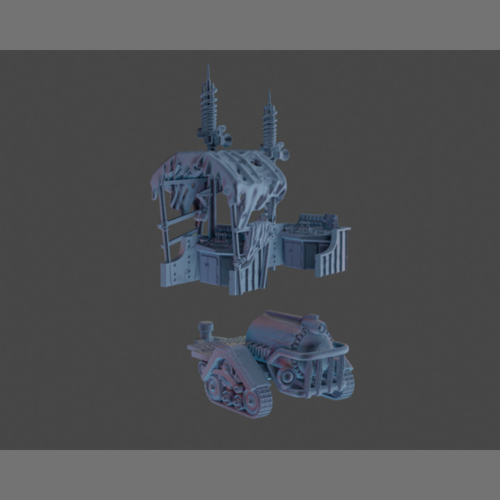 Wasteland Crawler and Foodstand