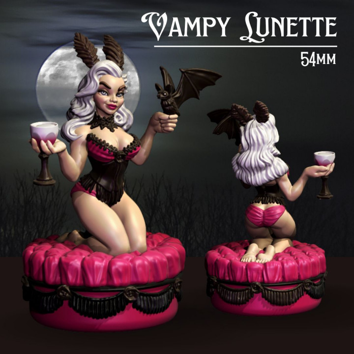 Vampy Lunette - sexy haloween anthro model