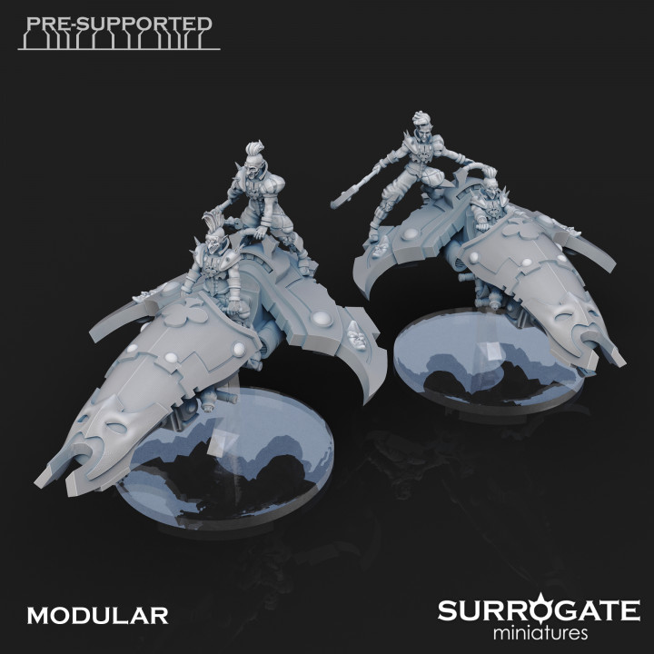 3D Printable Void Glider, Surrogate Miniatures August Vehicle 