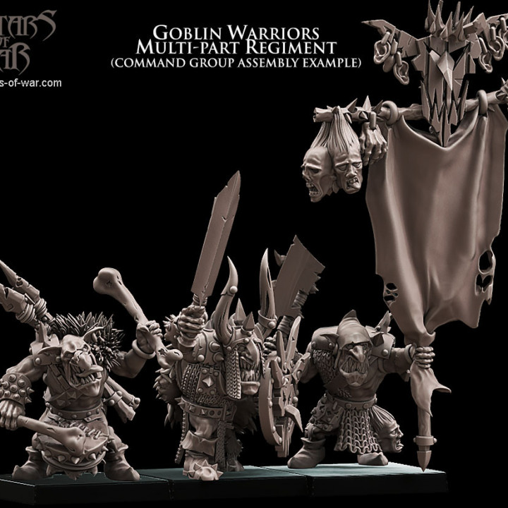 Goblin Warriors multi-part regiment image