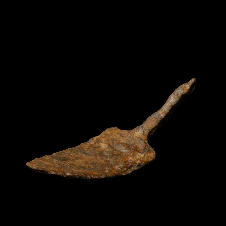 Hoe from the Iron Age site of Montesei di Serso (Trento, Italy)