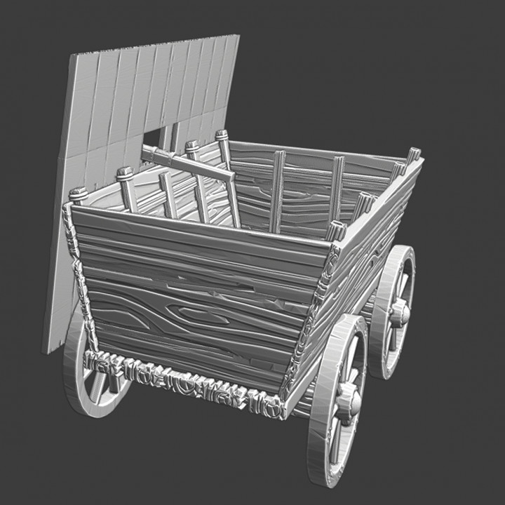 Medieval Battlewagon with gun