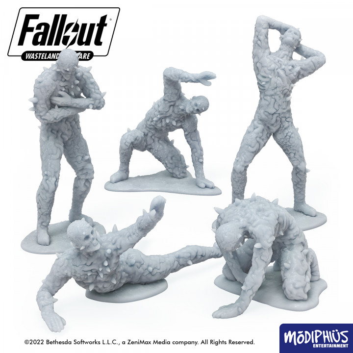 Fallout: Wasteland Warfare - Print at Home - Scorched Statues