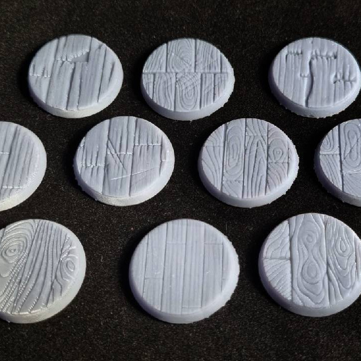 Wooden Bases 25 mm