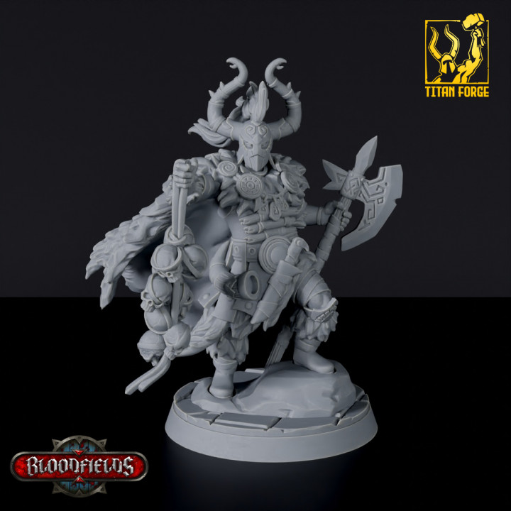 3D Printable Roaming Barbarians by Titan Forge Miniatures