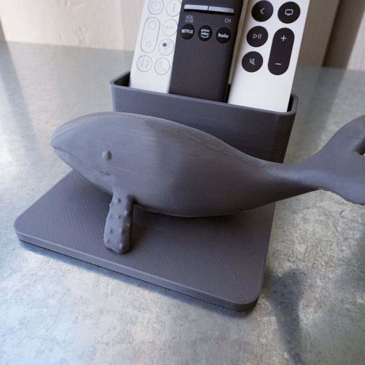 Whale remote control holder