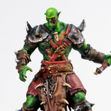 Orc warrior 5 32mm pre-supported
