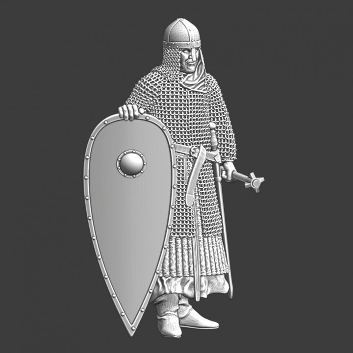 Early medieval crusader - resting image